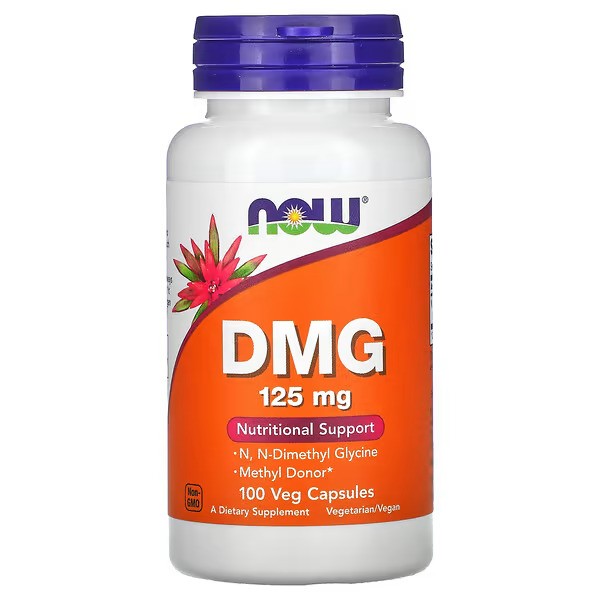 NOW Foods DMG (Dimethylglycine) capsules 125 mg, 100's
