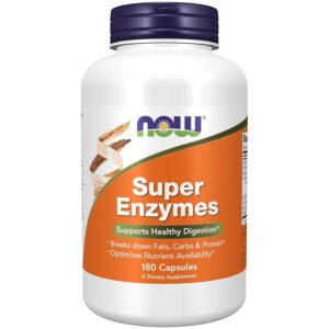 NOW Foods, Super Enzymes, 180 Capsules