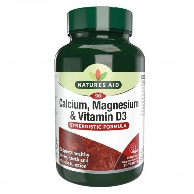 Natures Aid Calcium, Magnesium+Vitamin D3 90'S