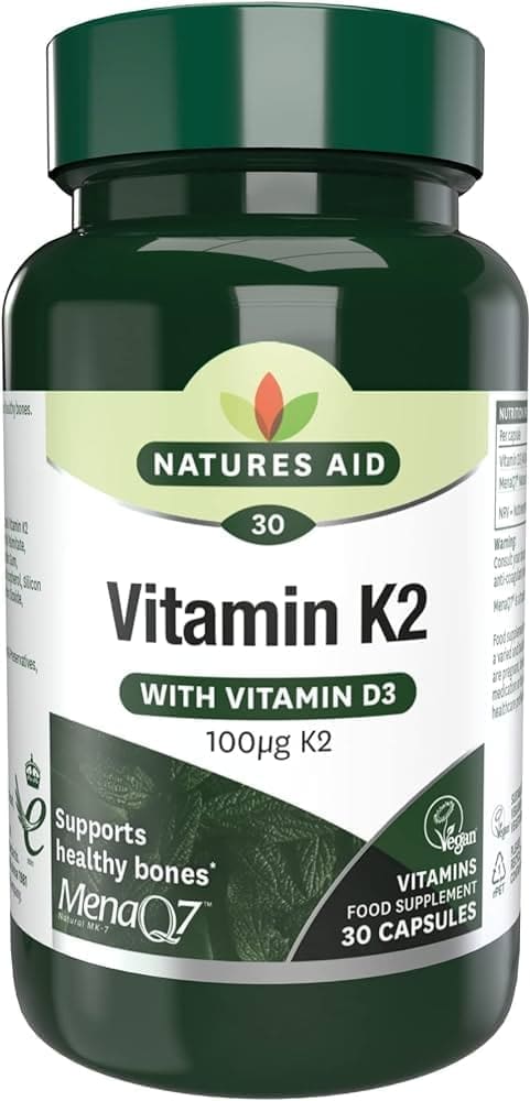 Natures Aid K2 100Mcg 30'S
