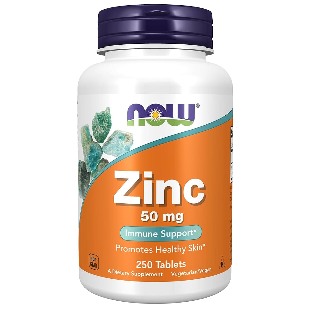 Now Zinc Gluconate 50Mg Tabs