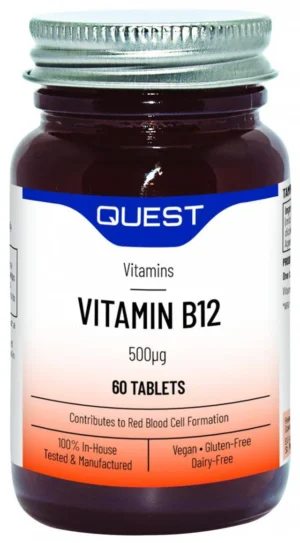 Quest Vitamin B12 500mcg tablets 60's