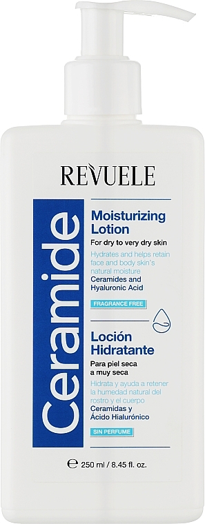 REVUELE BODY LOTION INSTANT HYDRATION WITH HYALURONIC ACID & CERAMIDE BLEND NORMAL TO DRY SKIN 250ML 6505