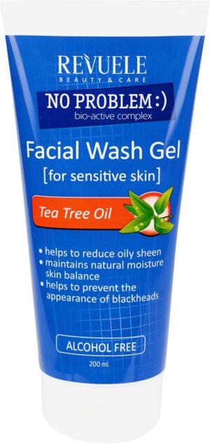 REVUELE NO PROBLEM FACIAL WASH GELWITH TEA TREE OIL