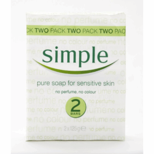 SIMPLE SOAP TWIN PACK 125G