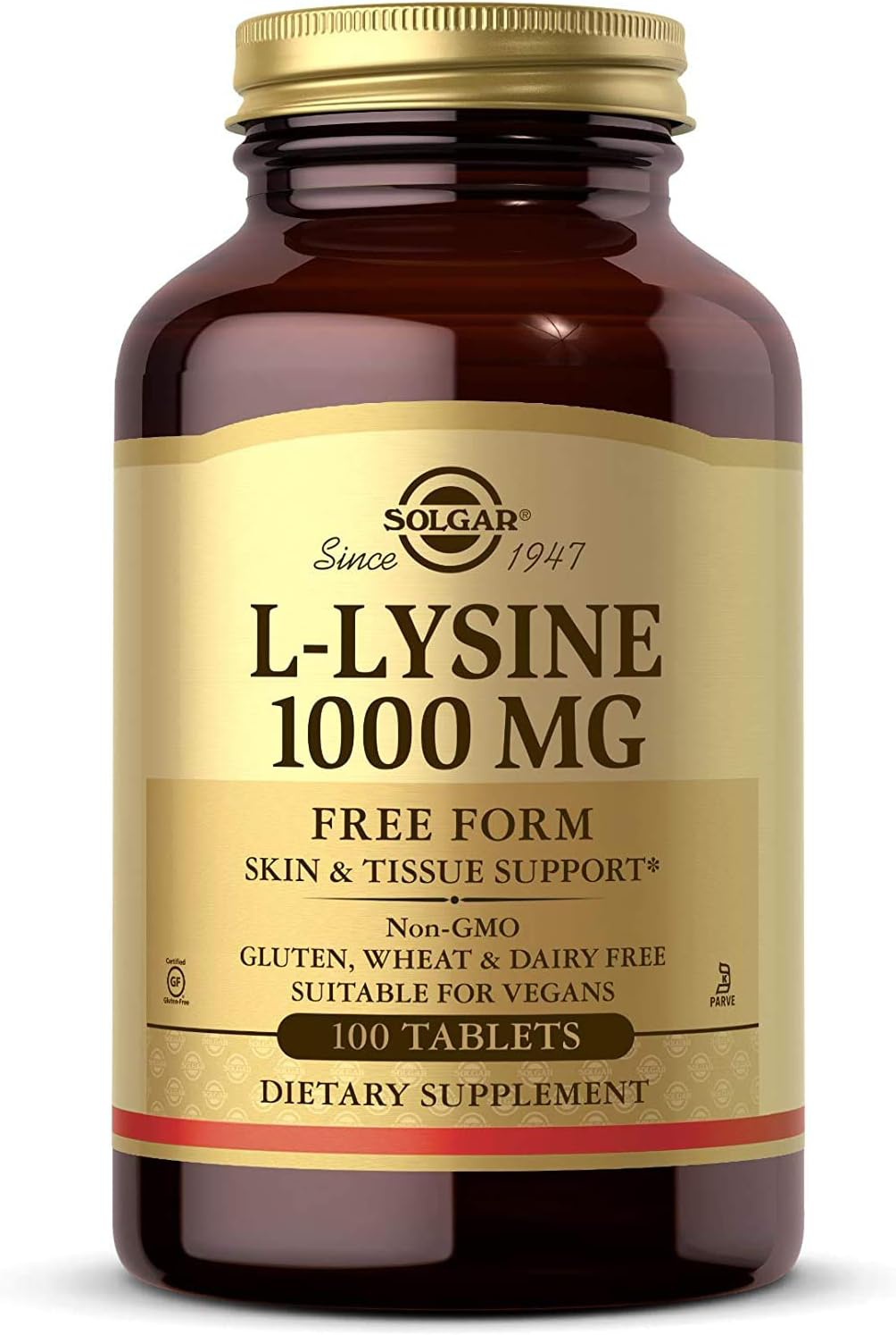 Solgar L-Lysine 1000 mg Tablets 100's