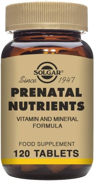 Solgar PreNatal Nutrients Multivitamin Tablets 120's