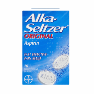 Alka Seltzer Original Aspirin 10 Effervescent Tablets