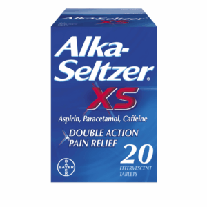 Alka Seltzer Xs 20 Effervescent Tablets