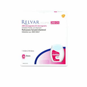 Relvar Ellipta 200/25 mcg Inhaler (30 doses)