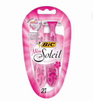 Bic Soleil 3 Blades Pink Shaver -2Pcs
