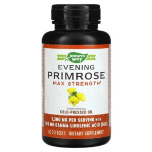 NATURES WAY EVENING PRIMROSE OIL 1300MG SOFTGELS 60S