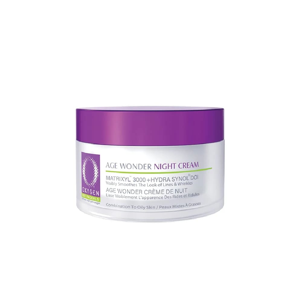Oxygen Botanicals - Age Wonder Night Cream - Combination To Oily - 50Ml Jar