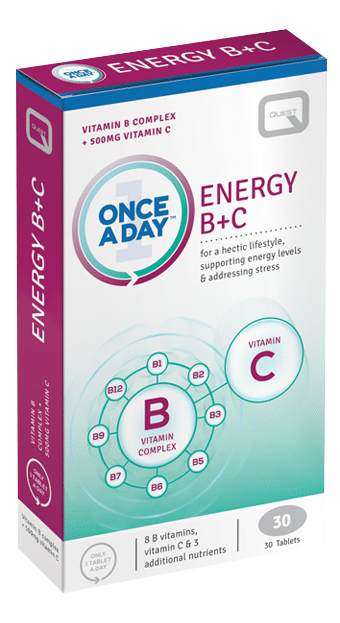 Quest Oad Energy B+c Tablets 30's