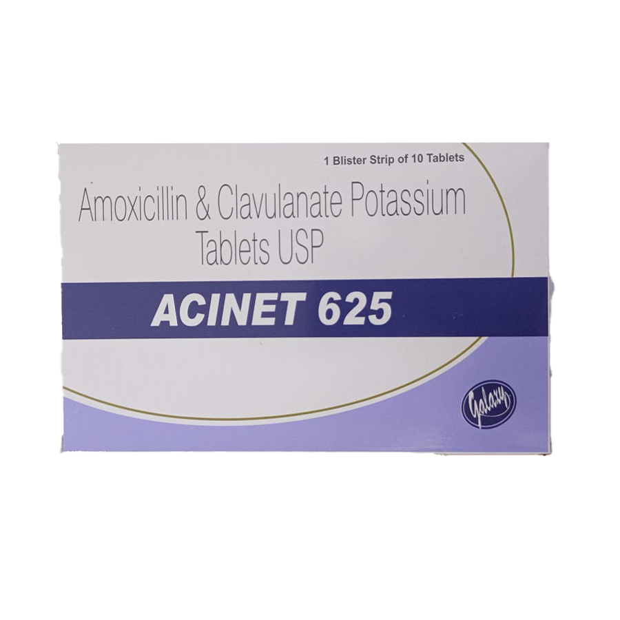 Acinet 625Mg Tablets 10's