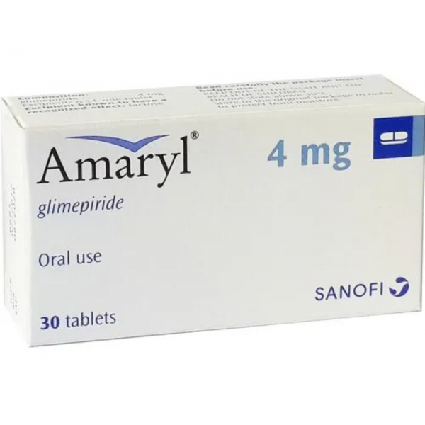 Amaryl 4mg Tablets 30's