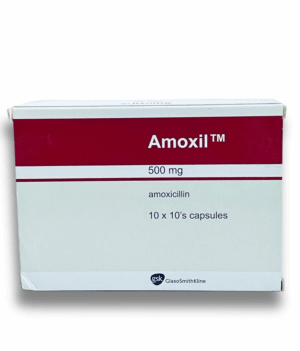 Amoxil 500Mg Capsules 100's