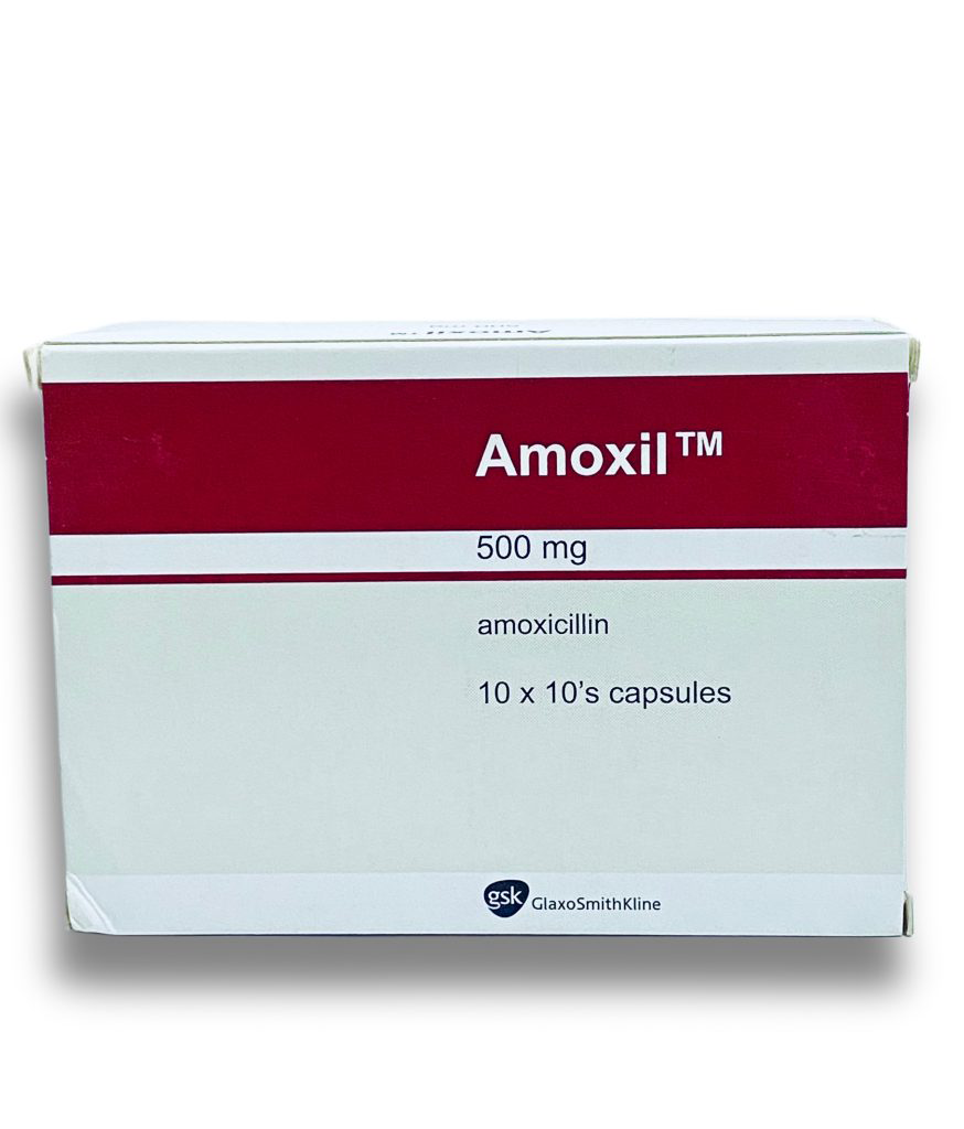 Amoxil 500Mg Capsules 100's
