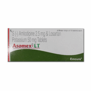 Asomex LT 2.5/50mg Tablets 60's