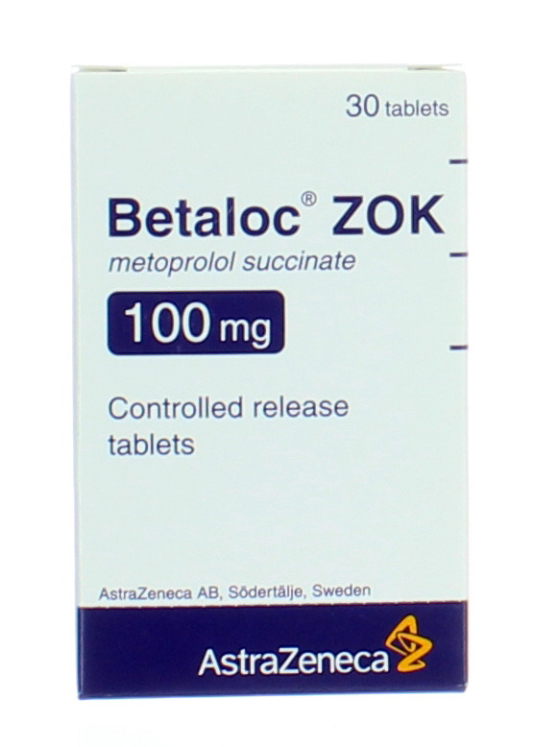 Betaloc Zok 100mg tablets 30 Pack