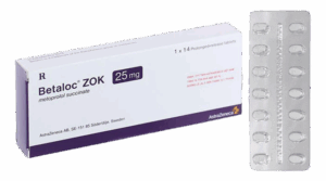 Betaloc Zok 25mg tablets 14 Pack