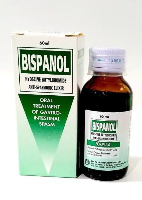 Bispanol (Hyoscine) 5Mg/5Ml Syrup 100Ml