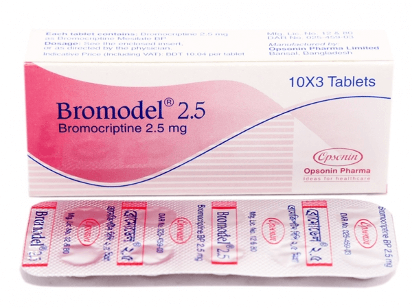 Bromodel 2.5Mg Tablets 30'S