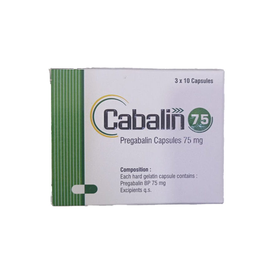 Cabalin 75Mg Capsules 30's