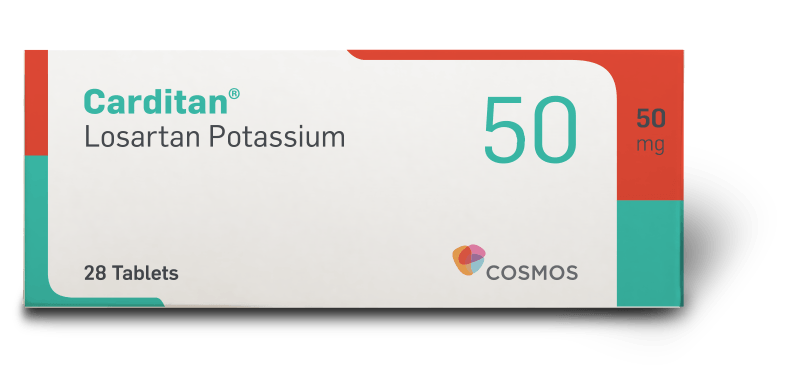 Carditan 50Mg 28's