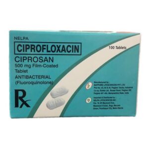 Ciprofloxacin 500Mg Tablets 100's