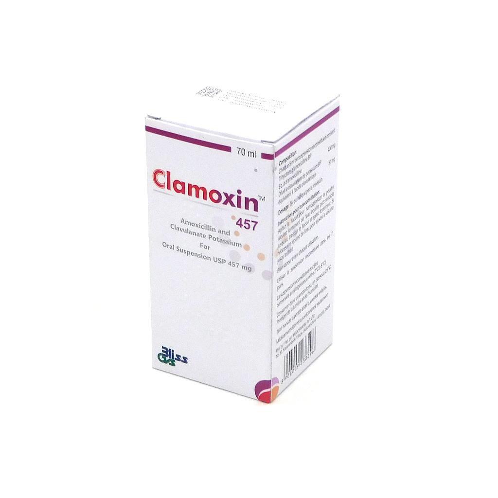 Clamoxin 457Mg 70Ml Suspension