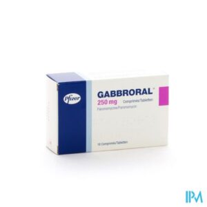 Gabbroral 250Mg Tablets 12's