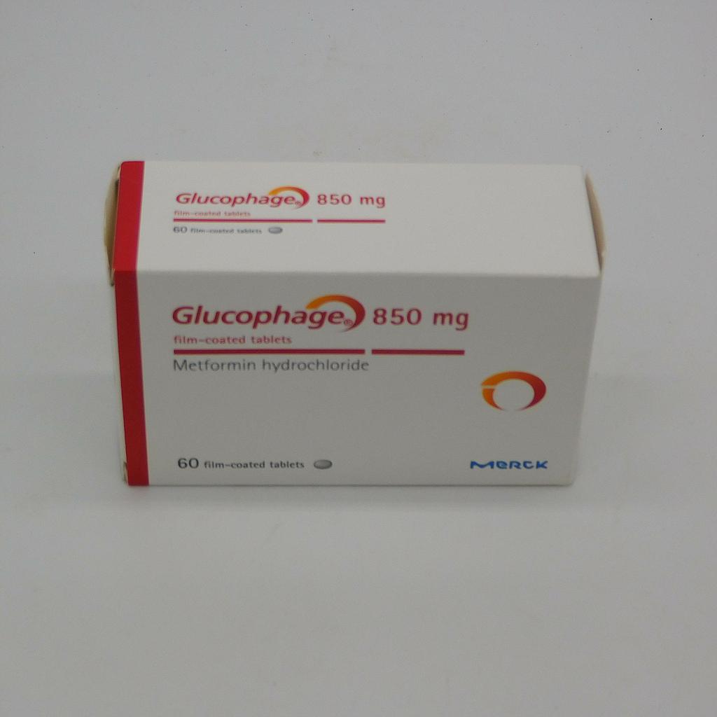 Glucophage 850Mg Tablets 60's