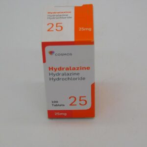Hydralazine 25Mg Tablets 100's( Cosmos)