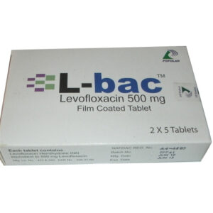 L-Bac (Levofloxacin) Tablets 500Mg 10's