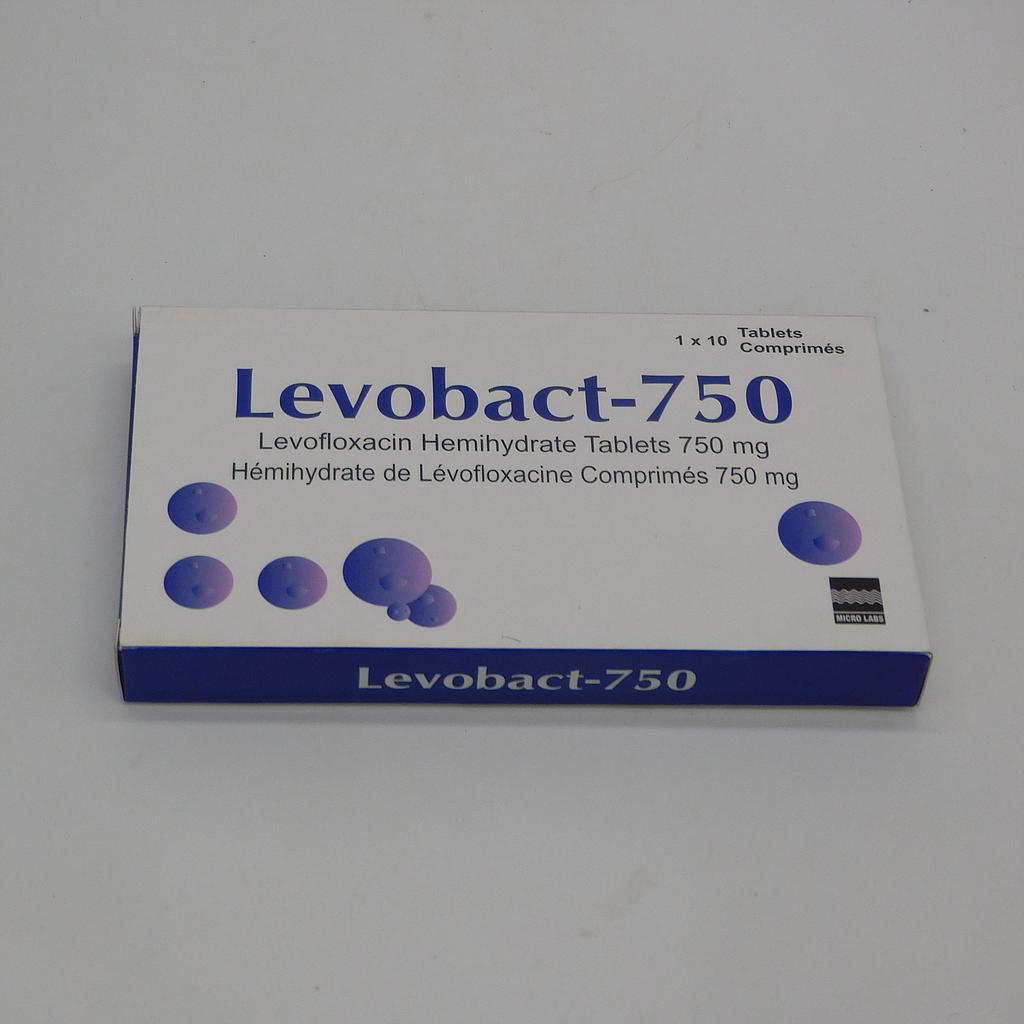 Levobact 750Mg Tablets 10's