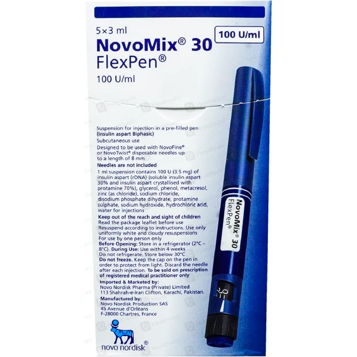 NOVOMIX FLEXPEN 30 100 I.U 3ML 5S