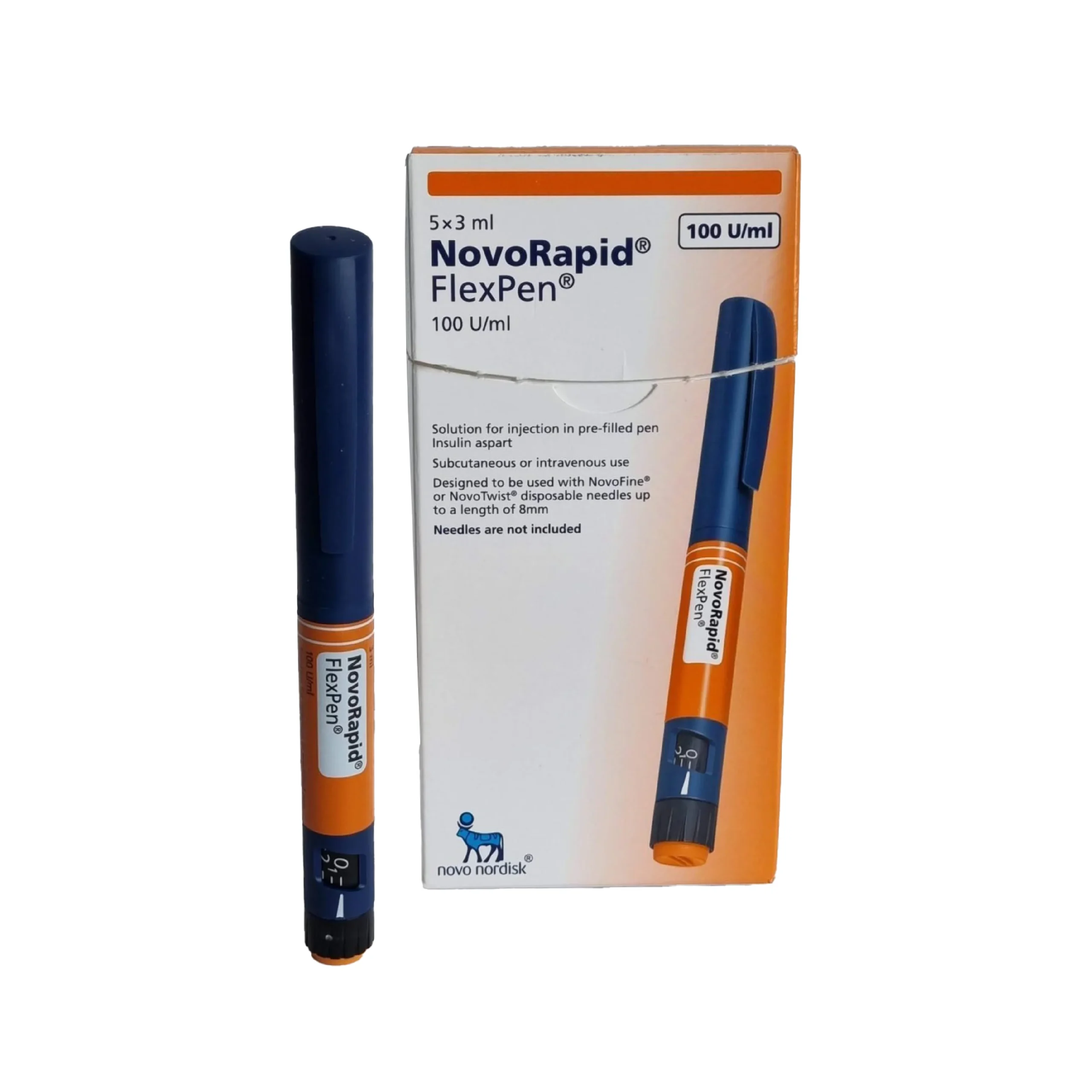 NOVORAPID FLEXPEN 100ML/3ML 5`S(TUR)