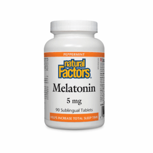 Natural Factors Melatonin 5mg 90's Sublingual