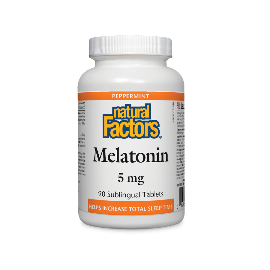 Natural Factors Melatonin 5mg 90's Sublingual