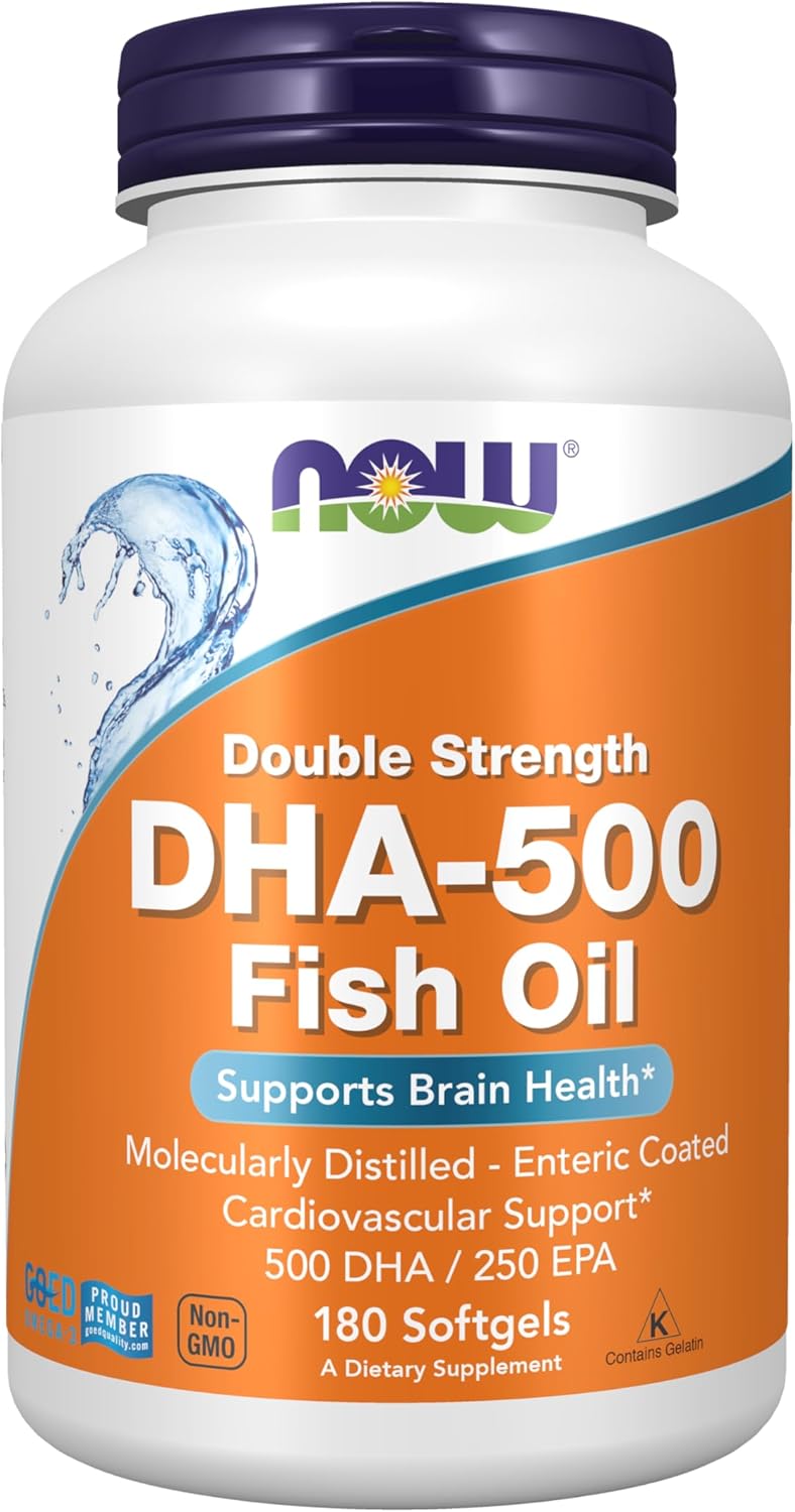 Now Dha 500mg Capsules 180's