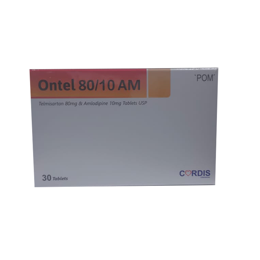 ONTEL 80/10 AM TABLETS 30'S