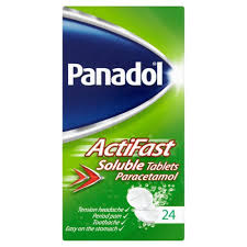 Paracetamol Actifast Soluble Tablets 24'S