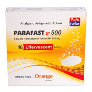 Paracetamol Effervescent (Parafast) 500Mg Tablets 16's