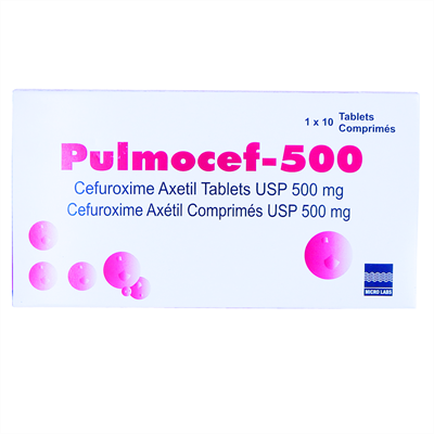 Pulmocef 500mg Tablets 10's