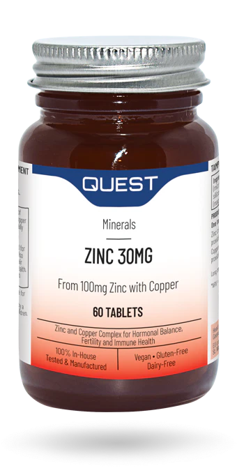 Quest Zinc Citrate 30mg With Copper