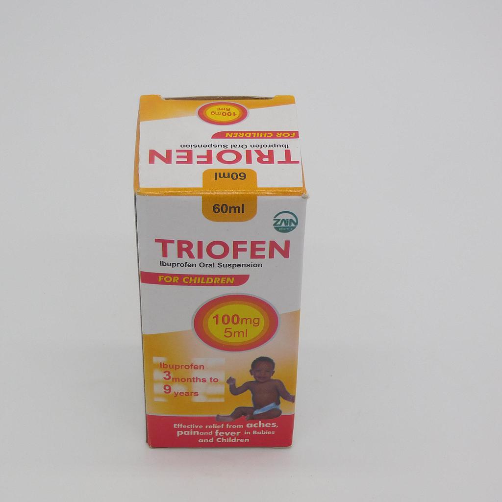 Triofen (Ibuprofen) Suspension 60Ml