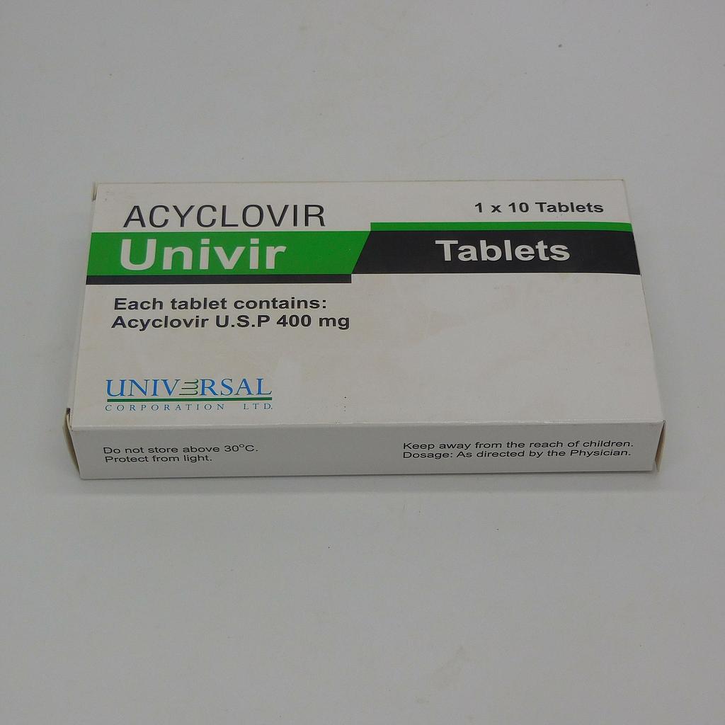 Univir 400Mg Tablets 10's