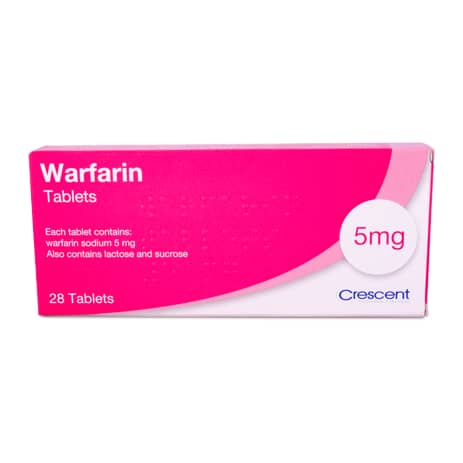 Warfarin 5mg Tabs 28's