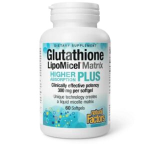Webber Naturals Glutathione Lipomicel 300Mg Per Softgels Liquid 60'S